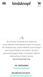 Mobile Screenshot of kindsknopf.at